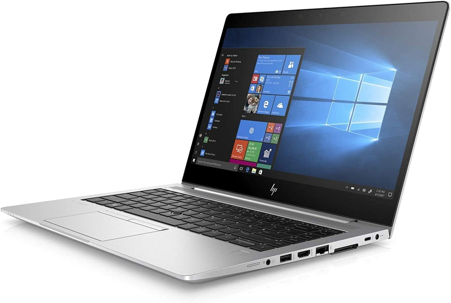 HP EliteBook 840 G6 - i5-8365U (4 Cores, 1.60GHz), 8GB DDR4, 256GB-NVMe, UHD Graphics, Fingerprint, SD & Smart Card reader, WIFI 5 & BT 4.2, UK keyboard Layout, Windows 11 Pro - 14” Ultrabook